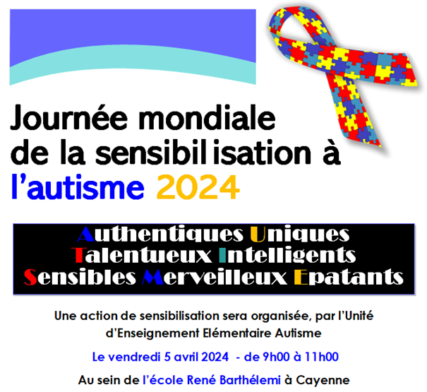 Journée mondiale de la sensibilisation à l’Autisme 2024